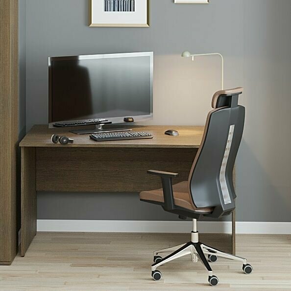 фото Стол офисный 140х80 дуб сонома Система