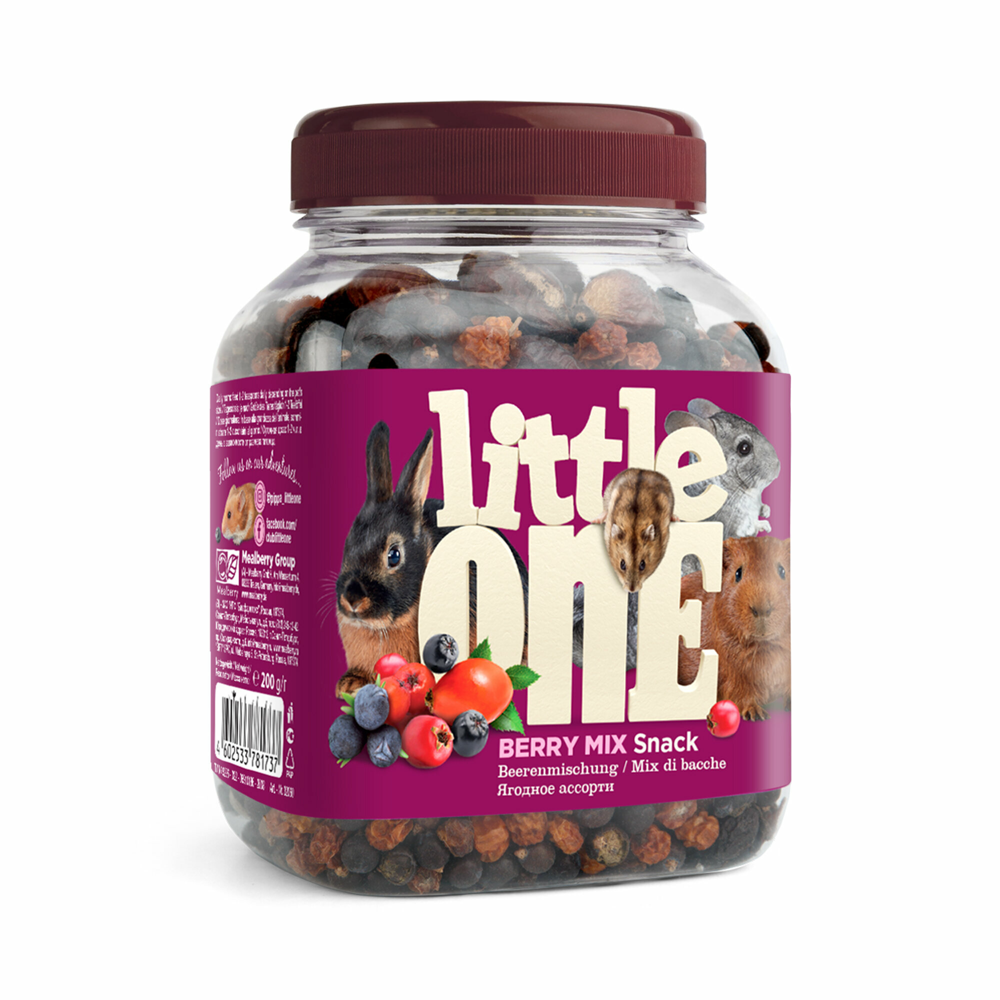 Little One лакомство для грызунов ягодное ассорти - 200 г