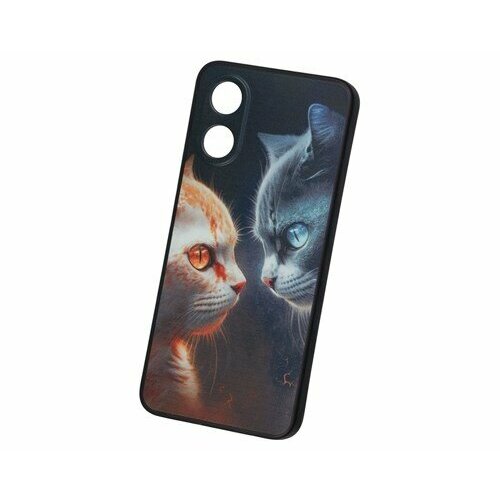 Панель-накладка DF oCase-07 Art1046 Black для Oppo A17