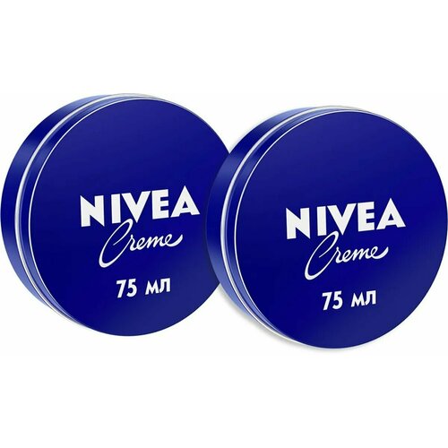 Увлажняющий крем для тела, Nivea, универсальный, 75 мл, 2 шт