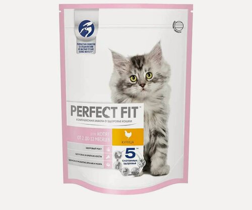 Изображение товара Сухой корм Perfect Fit для котят курица 1,2кг