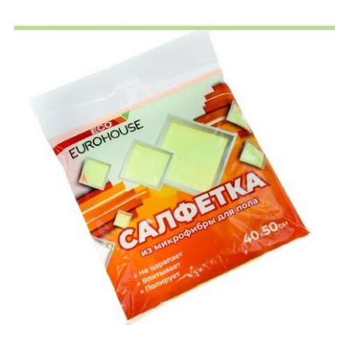 Салфетка eurohouse из микрофибры универсальная 40x50см в ассортименте 65₽