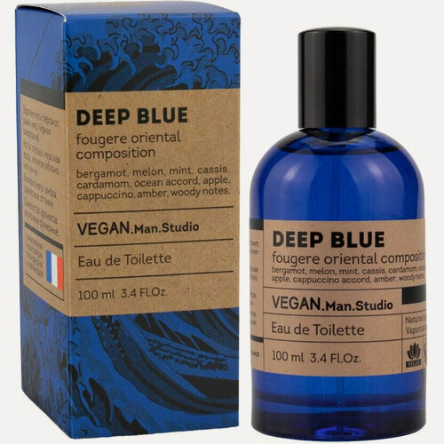 Изображение товара Delta Parfum Vegan Man Studio Deep Blue туалетная вода 100 мл / Дельта Парфюм Веган Мен Студио Дип Блю / Темно Синий