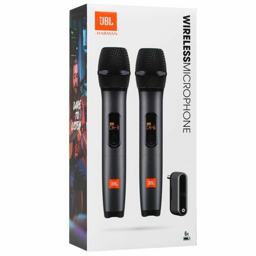 Микрофон JBL Wireless Microphone Set JBLWIRELESSMICAS2 black — фото 1