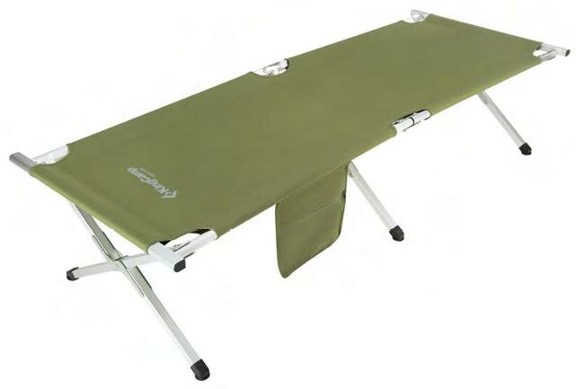 Кровать складная алюм. 3806A Armyman Camping Bed , зеленый 190Х63Х42