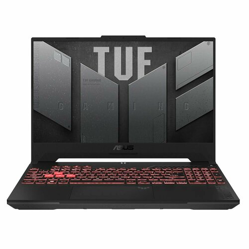 Ноутбук ASUS TUF Gaming F15 2022 FX507ZC4-HN145 IPS FHD (1920x1080) 90NR0GW1-M00B60 Серый 15.6 Intel Core i5-12500H, 16ГБ, 512ГБ SSD, GeForce RTX 3050 4ГБ, Без ОС