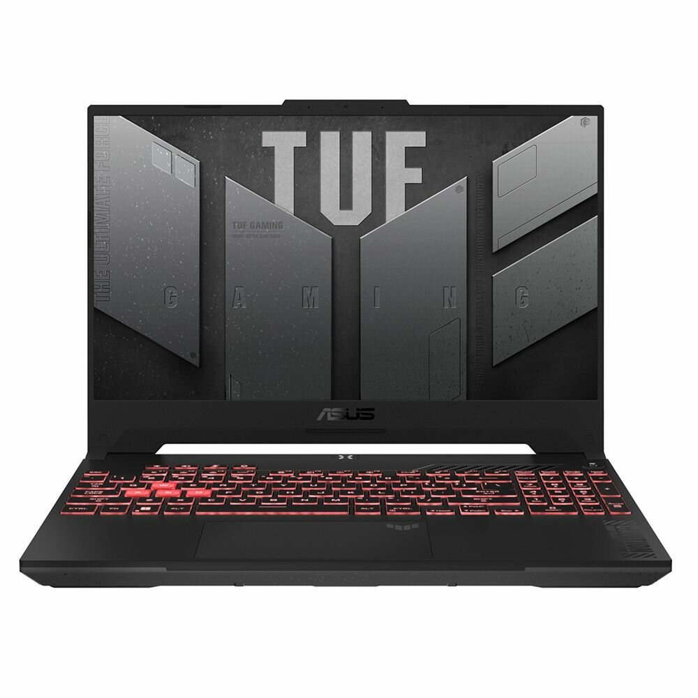 Ноутбук ASUS TUF Gaming F15 2022 FX507ZC4-HN145 IPS FHD (1920x1080) 90NR0GW1-M00B60 Серый 15.6" Intel Core i5-12500H, 16ГБ, 512ГБ SSD, GeForce RTX 3050 4ГБ, Без ОС