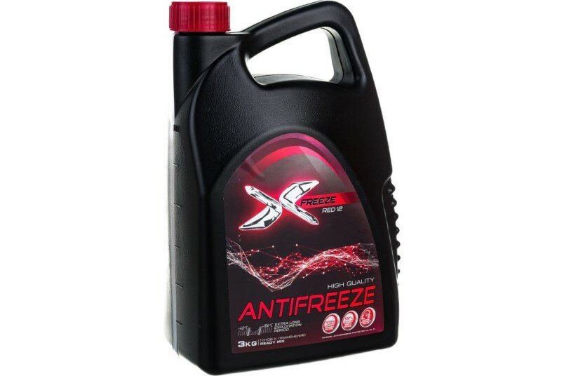 Антифриз X-Freeze Red G12+, 3Кг X-FREEZE арт. 430110129