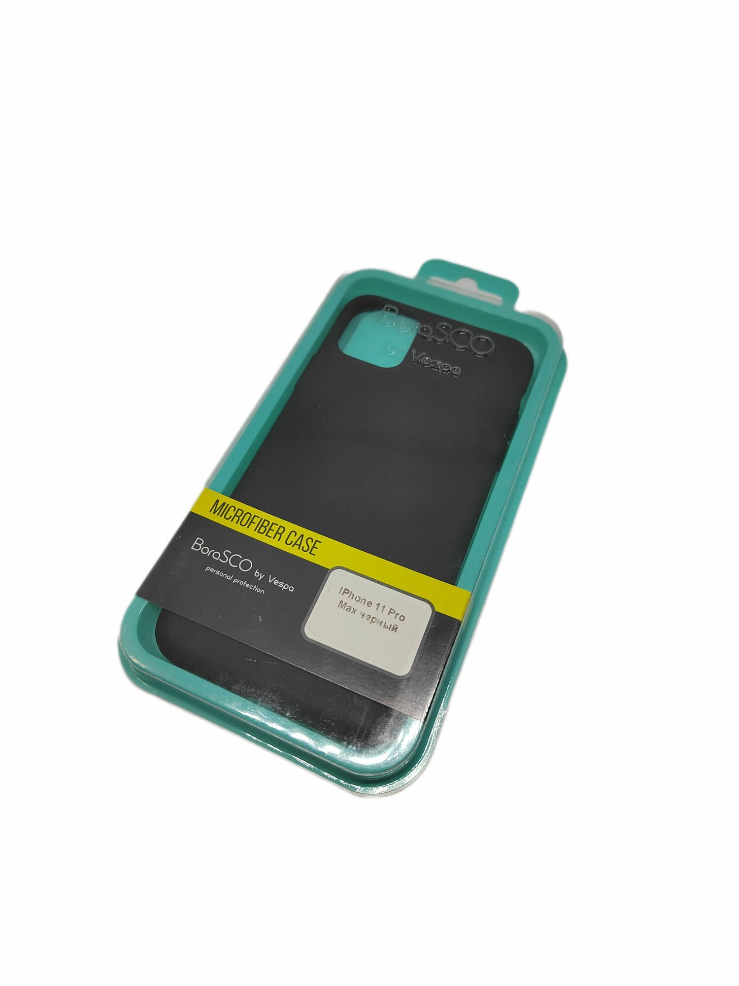 Чехол Borasco для iPhone 11 Pro Max / чехол айфон 11 про макс, чёрный