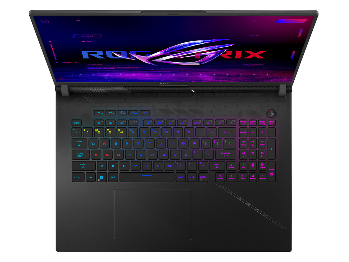 Ноутбук ASUS ROG Strix SCAR 18 2023 G834JZ-N6021 90NR0D31-M001P0 (18", Core i9 13980HX, 32Gb/ SSD 1024Gb, GeForce® RTX 4080 для ноутбуков) Черный - фото №2