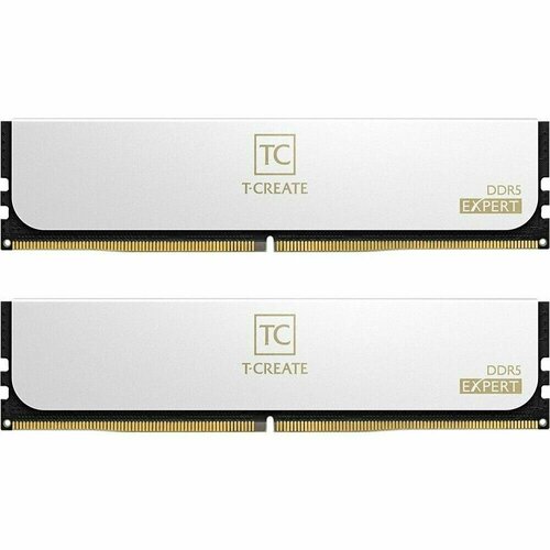 Модуль памяти DDR5 TEAMGROUP T-Create Expert 32GB 2x16GB 6400MHz CL32 32-39-39-84 135V 2378800₽