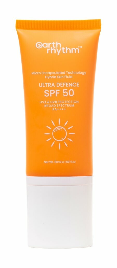 EARTH RHYTHM Ultra Defence SPF50 Флюид для лица солнцезащитный SPF 50, 50 мл