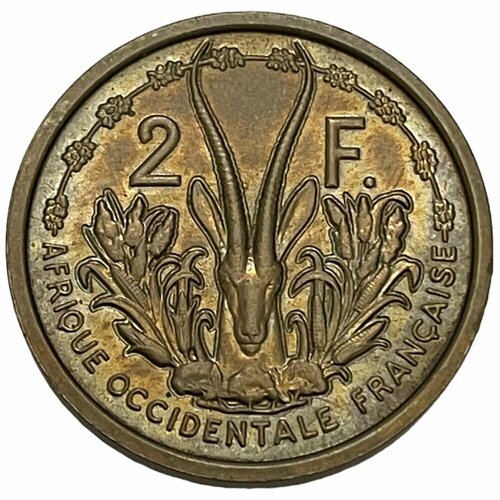 коморские острова 2 франка 1964 г essai проба Французская Западная Африка 2 франка 1948 г. Essai (Проба)