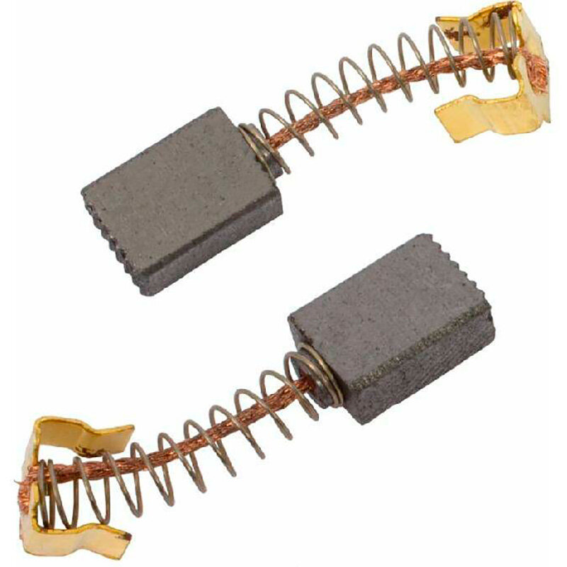 COFRA комплект из двух угольных щеток для электроинструмента makita (пружина, пятак-уши), размеры: 5x8х11 мм, 2 шт, арт. SDM-34590