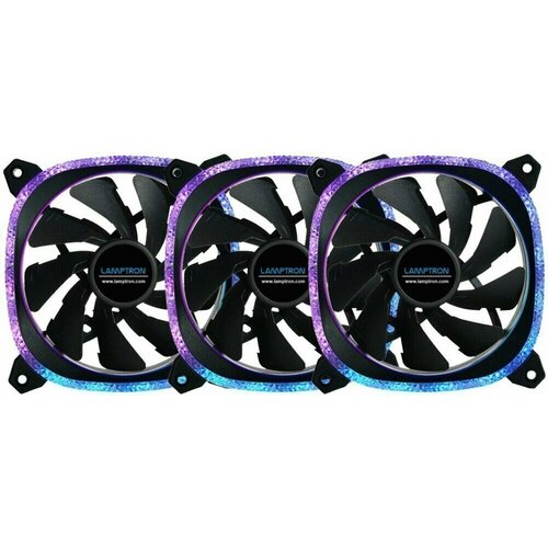 Вентилятор для корпуса Lamptron Diamond+ ARGB (3 шт.) (LAMP-DAP02)