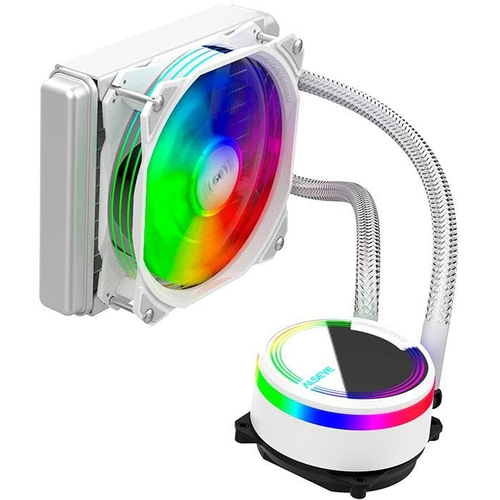 Система жидкостного охлаждения Alseye M120W кулер zalman cnps7600 rgb для процессора socket 775 115x 1200 1700 am3 am4 1x92 мм 800 2000 об мин tdp 95 вт разноцветная подсветка