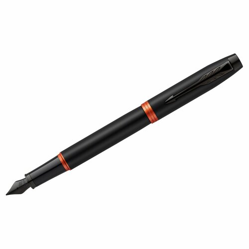 Ручка перьевая Parker IM Professionals Flame Orange BT, синяя, 0,8 мм, подарочная упаковка (2172943)