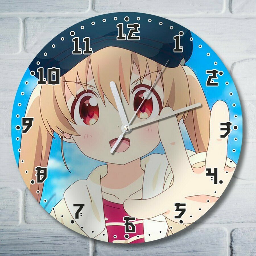 Настенные часы УФ с рисунком аниме Slow Loop - 3658