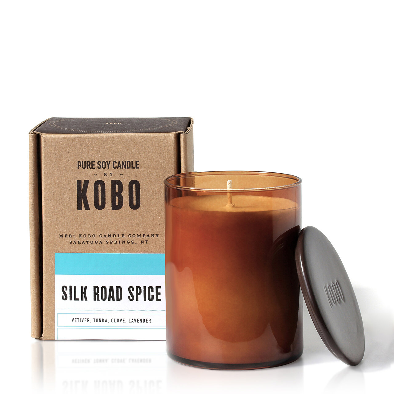 SILK ROAD SPICE Большая свеча в стекле, KOBO Candles