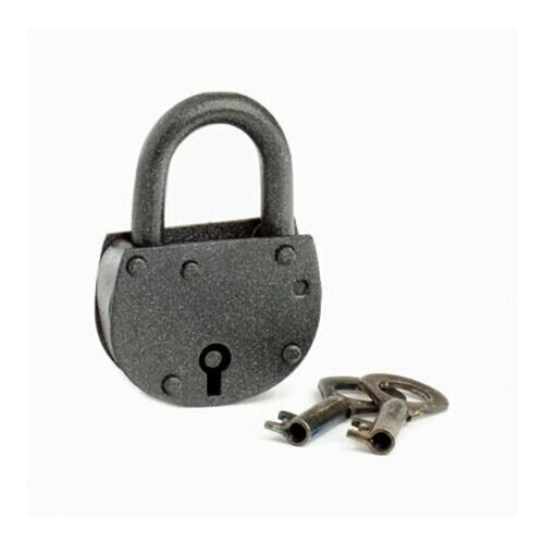 Замок навесной Елизарово ЗВС-3 (100/5) (тёмно-серый)