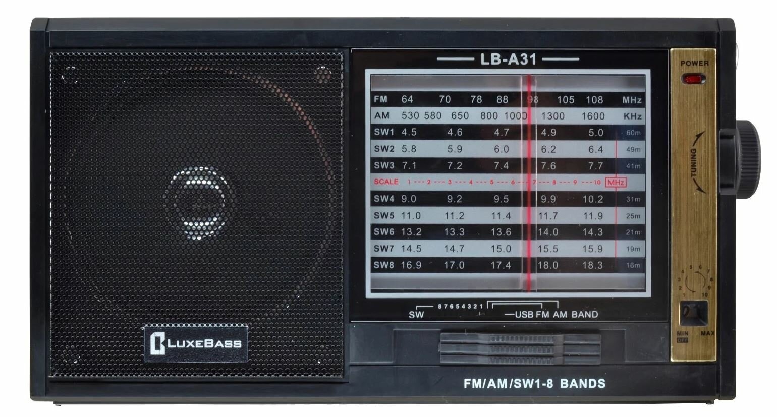 Радиоприемник с MP3 LuxeBass LB-A31