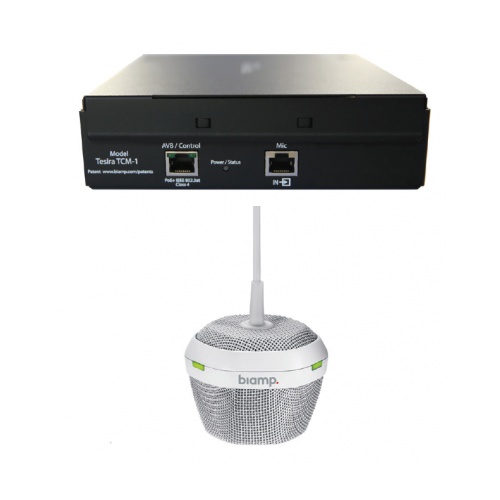 Biamp Parland201 TCM-1 White - Потолочный микрофон с поддержкой AVB и технологии направленного звука белого цвета 43504500₽