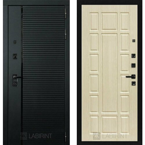 Входная дверь Labirint Piano 12 Беленый дуб 960x2050, открывание левое входная дверь labirint atlantic 12 беленый дуб 960x2050 открывание левое