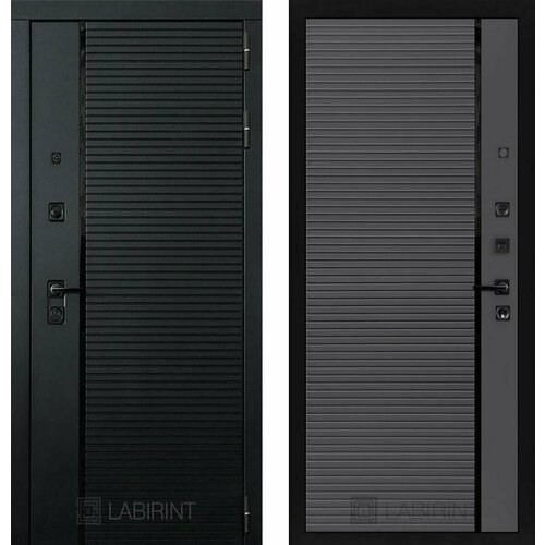 Входная дверь Labirint Piano 22 Графит софт 960x2050, открывание правое входная дверь labirint volcano 22 графит софт 960x2050 открывание правое