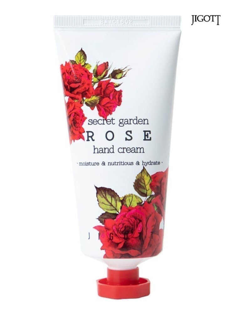 Jigott Крем для рук Secret Garden Rose Hand Cream, 100 мл.