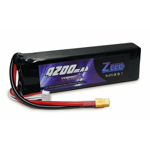 Аккумулятор Zeee 4200мАч 4S 60C LiPo XT60