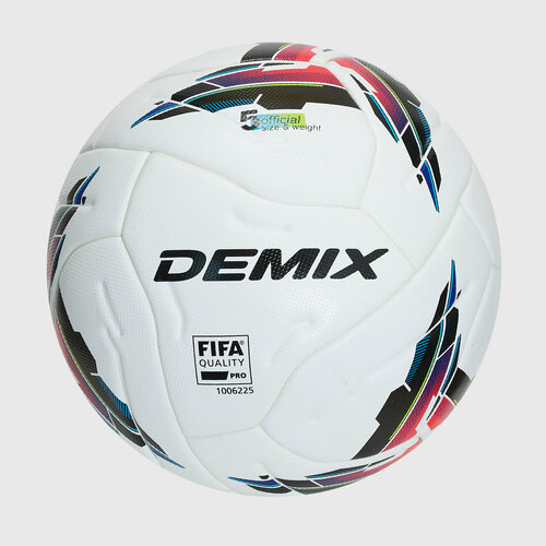 Футбольный мяч Demix Fifa Quality Pro Unique Panels 114512-00, р-р 5, Белый