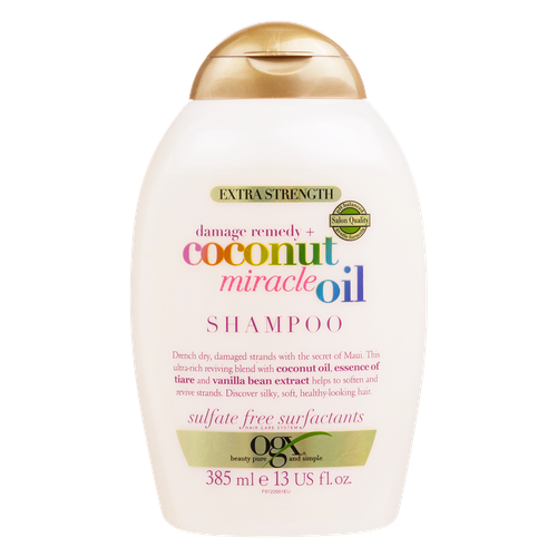 OGX Восстанавливающий шампунь с кокосовым маслом Extra Strength Damage Remedy+Coconut Miracle Oil 385 мл 1 шт