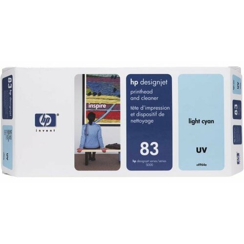 Картридж HP C4964A 83 для DesignJet 5500 UV/5500ps UV/5000 UV/5000ps UV светло-голубой
