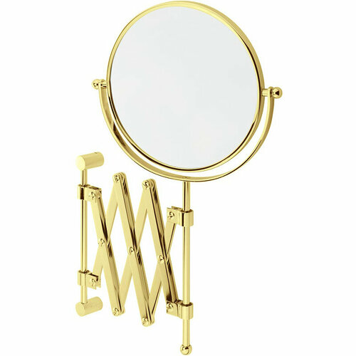 Косметическое зеркало Migliore Complementi 21984 с увеличением, цвет золото зеркало косметическое migliore luxor 26130 золото