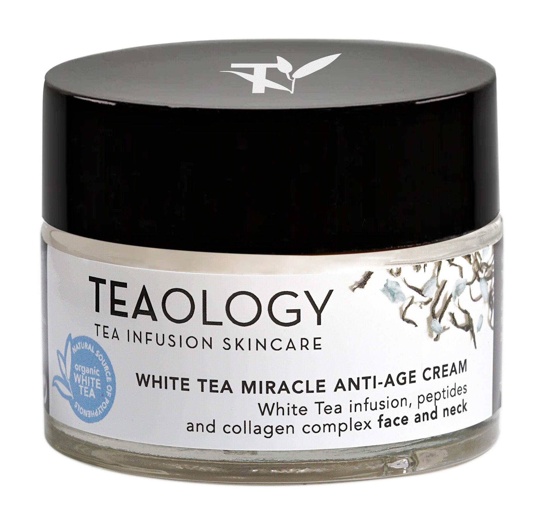 Антивозрастной крем для лица с белым чаем и коллагеном Teaology White Tea Miracle Anti-Age Cream