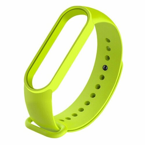 Xiaomi Силиконовый ремешок Xiaomi Silicone Band Light Green для Xiaomi Mi Band 5 салатовый