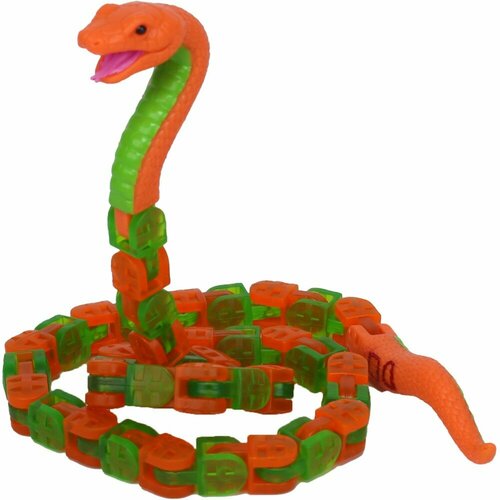 Игрушка Zing Toys антистресс Klixx Creaturez - Питон (зелёный)