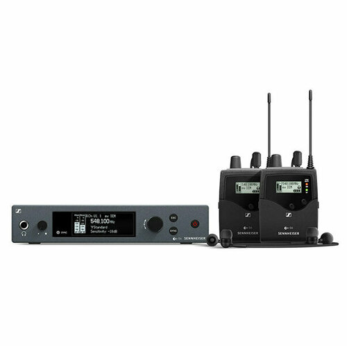 SENNHEISER Германия Sennheiser EW IEM G4-TWIN-G - Радиосистема мониторинга аналоговая 29783200₽