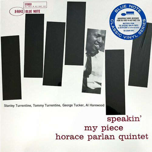 Parlan Horace Quintet Виниловая пластинка Parlan Horace Quintet Speakin' My Piece