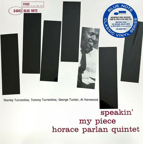 Виниловая Пластинка Parlan, Horace, Speakin' My Piece (0602448595508) Universal Music - фото №1