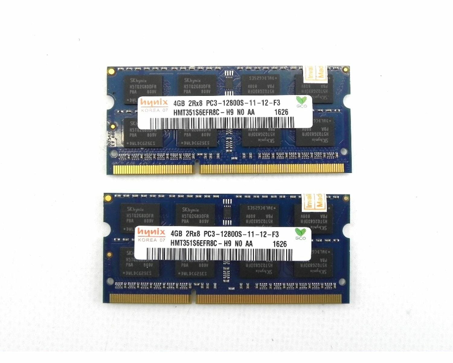 Оперативная память Hynix 8GB (2x4Gb) DDR3 1600 МГц SO-DIMM 2Rx8 PC3-12800S-11-12-F3 - 2 шт. =