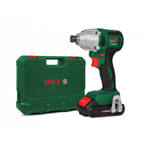 Шуруповерт ударный аккумуляторный DWT ASC-20 D-2 BMC 20 Вольт 2Ач 170 Нм 2 аккумулятора DWT ASC-20 D-2 BMC 1433200₽