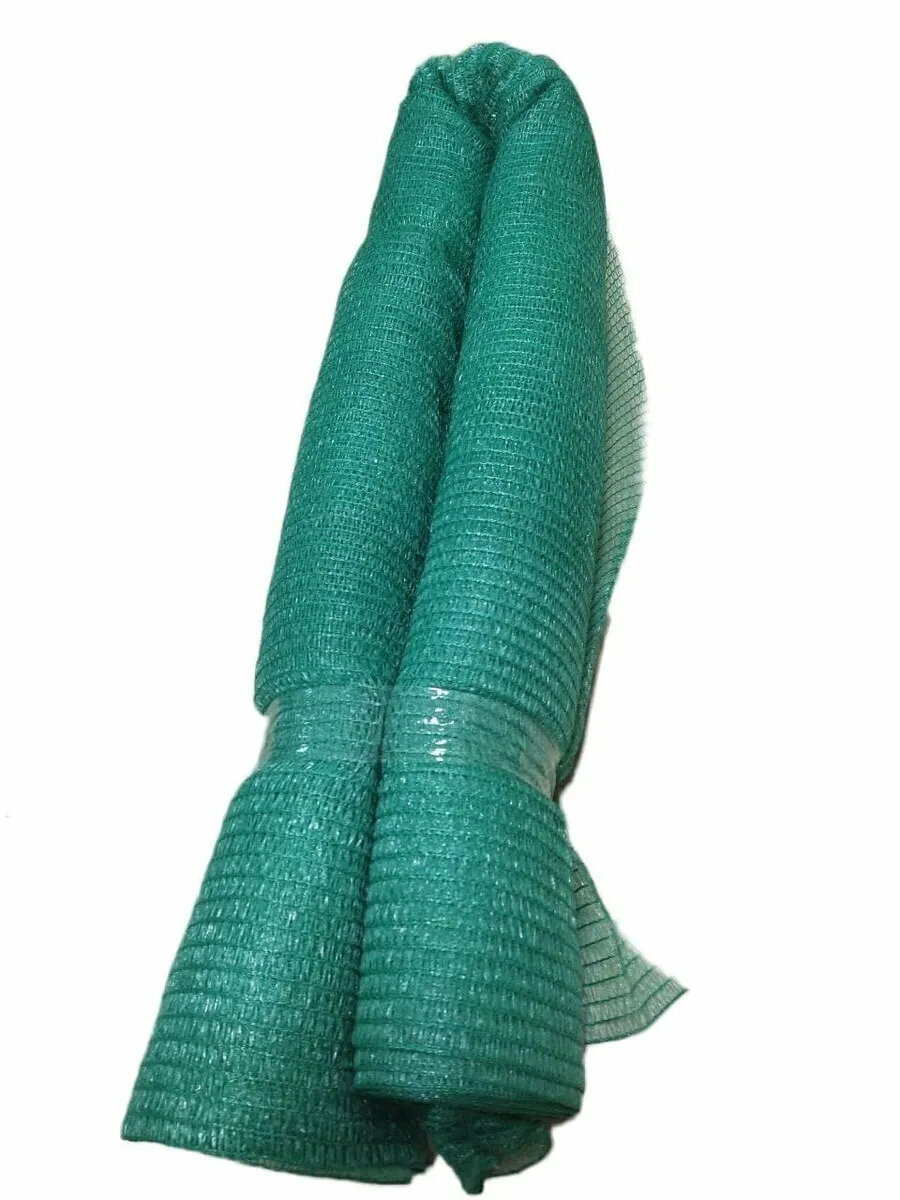 Сетка затеняющая фасадная (защитная) светло-зеленая 35г 2х4м (затенение 25-30%) укрывной материал сетка для теплиц сетка для забора