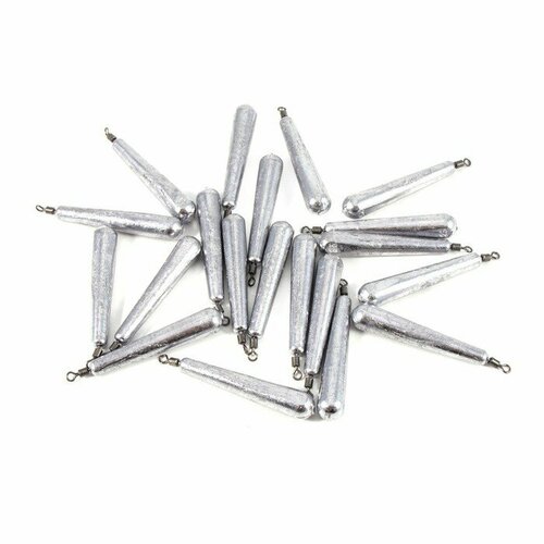 фото Груз оливка вытянутая с вертлюгом "яман" (20 шт.) - 25 гр. yaman