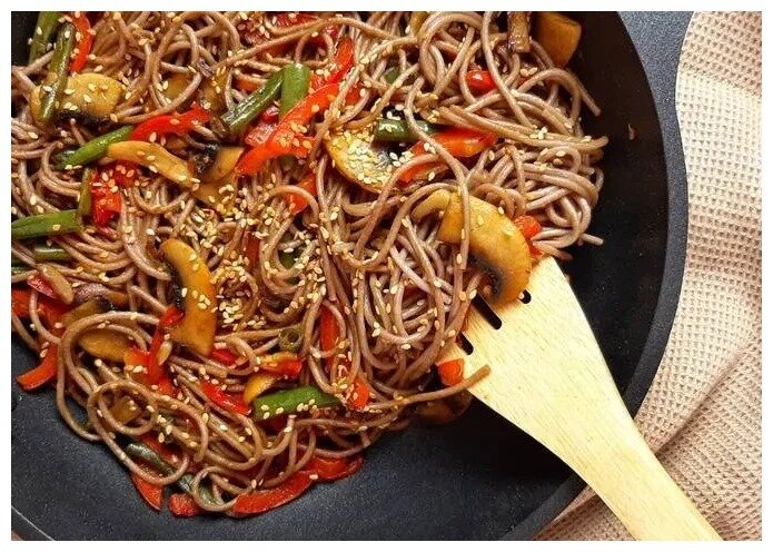 Лапша гречневая Soba 4,5 кг. Sen soy - фотография № 3