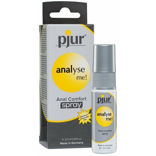 Расслабляющий анальный спрей Pjur Analyse Me! Anal Comfort Spray, 20 мл лидокаин виал спрей 10 % 38 г