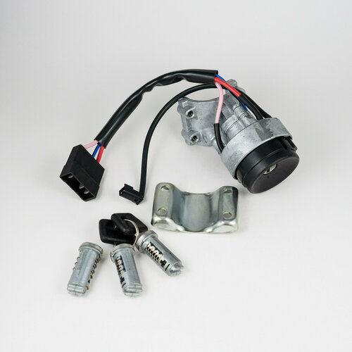 Замок зажигания ВАЗ 1118 + вставки дверей и багажника (ед. ключ) (Контакт Авто)