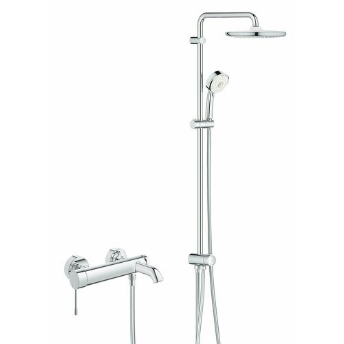 Душевая стойка со смесителем для ванны Grohe Essence New Cosmopolitan 250, хром