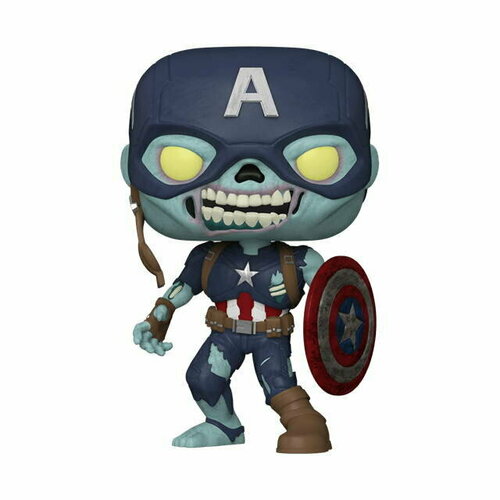 Фигурка Funko Pop! Marvel Studios: What If? - Zombie Captain America 949 10-Inch SE фигурка funko pop bobble marvel what if captain carter 55811 10 см