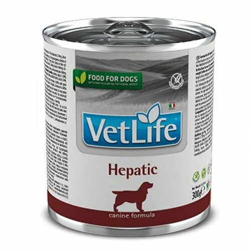 Farmina Vet Life Natural Die Hepatic Консервы для собак при заболеваниях печени, 300 г. 300 гр x 3 шт. farmina вет корма сухой корм для собак при почечной недостаточности vet life 4377 2 кг 39142 2 шт